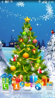 Christmas Night Live Wallpaper android App screenshot 4