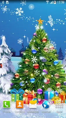 Christmas Night Live Wallpaper android App screenshot 5