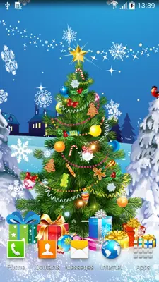 Christmas Night Live Wallpaper android App screenshot 6